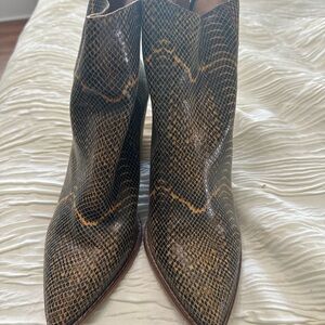 Lucky Brand Snakeskin Boots